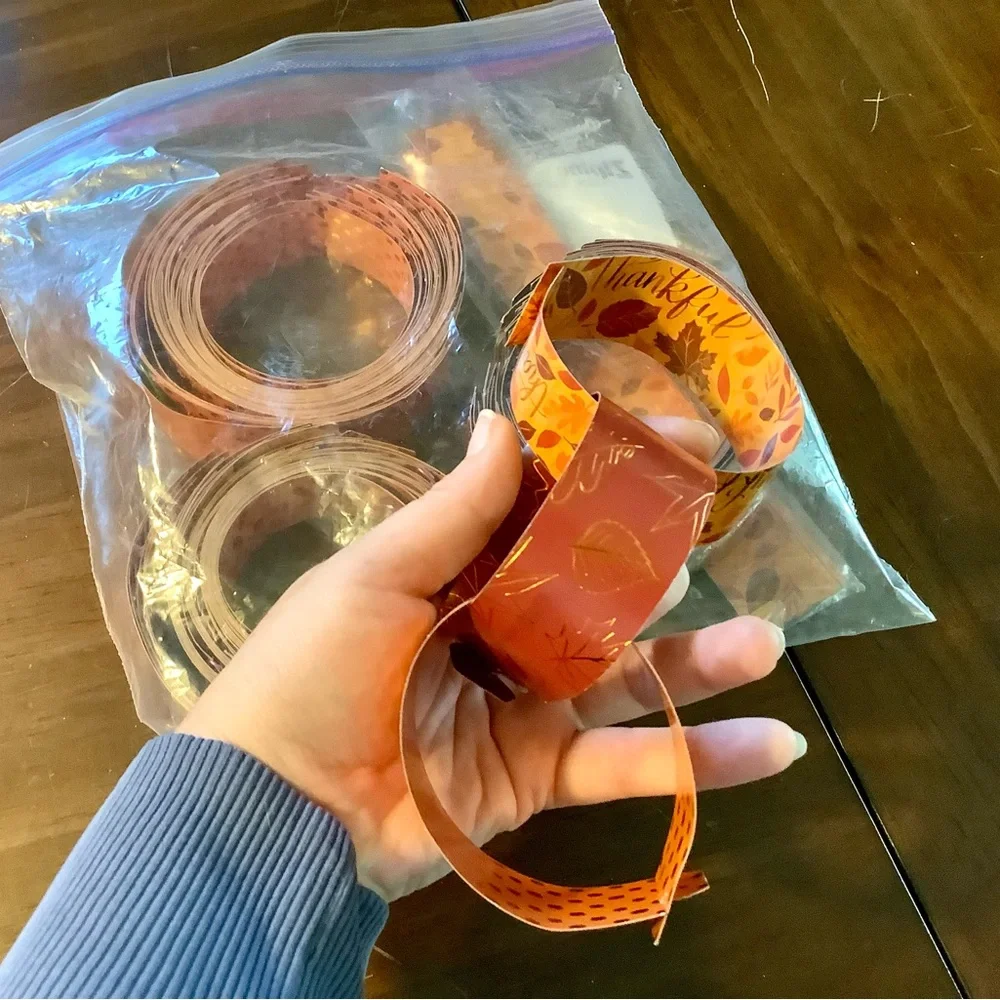 Fall Themed Paper Chains